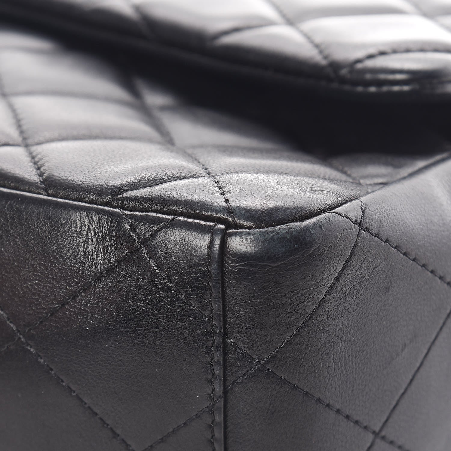 Chanel Lambskin Quilted Maxi Single Flap Black 19 of 23
