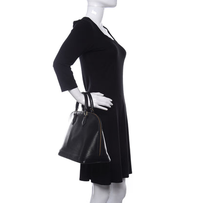 Louis Vuitton Epi Alma PM Black 2 of 11