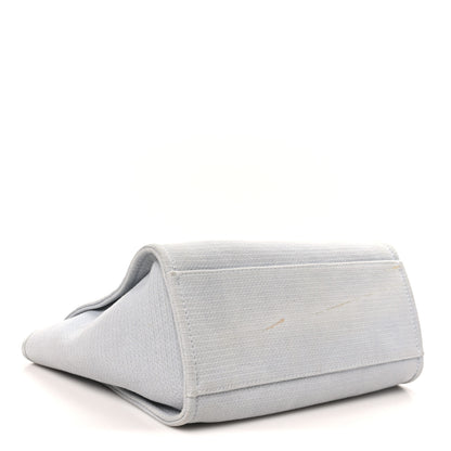 Chanel Mixed Fibers Small Deauville Tote Light Blue 5 of 12