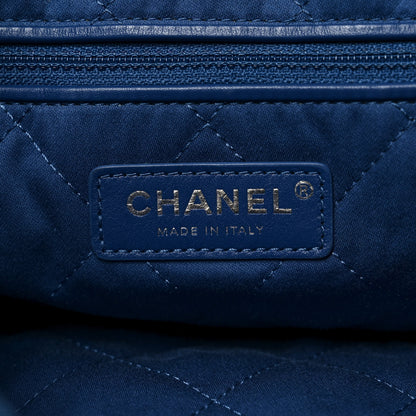 Chanel Denim Patchwork Logo Chanel 22 Blue 7 of 10