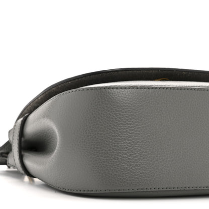 Mulberry Small Classic Grain Calfskin Small Amberley Satchel Charcoal 10 of 15