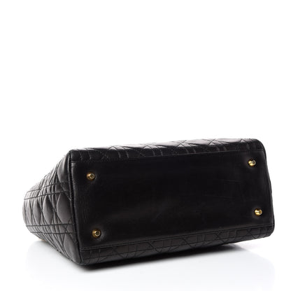 Christian Dior Lambskin Cannage Medium Lady Dior Black 4 of 18