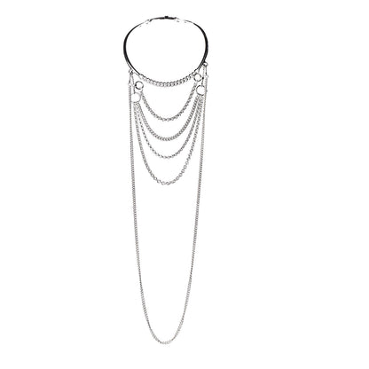 Hermes Sterling Silver Mors De Bride Bib Necklace 3 of 7