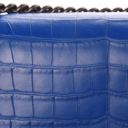 Chanel Alligator Medium Boy Flap Blue 9 of 15