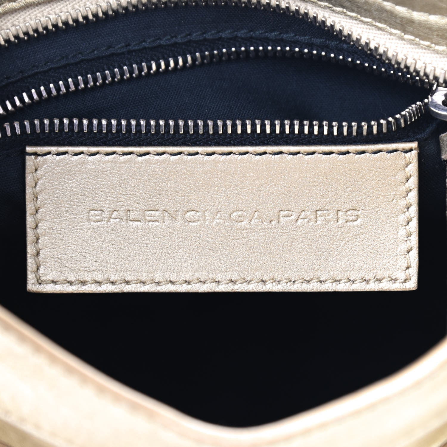 Balenciaga Laminated Agneau Classic Hardware Mini City Gold 5 of 12
