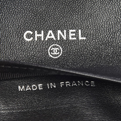 Chanel Lambskin Quilted Double Sided Wallet Black 9 of 10