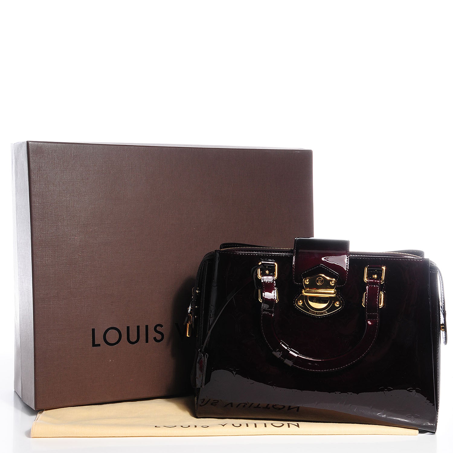 Louis Vuitton Vernis Melrose Avenue Amarante 5 of 8
