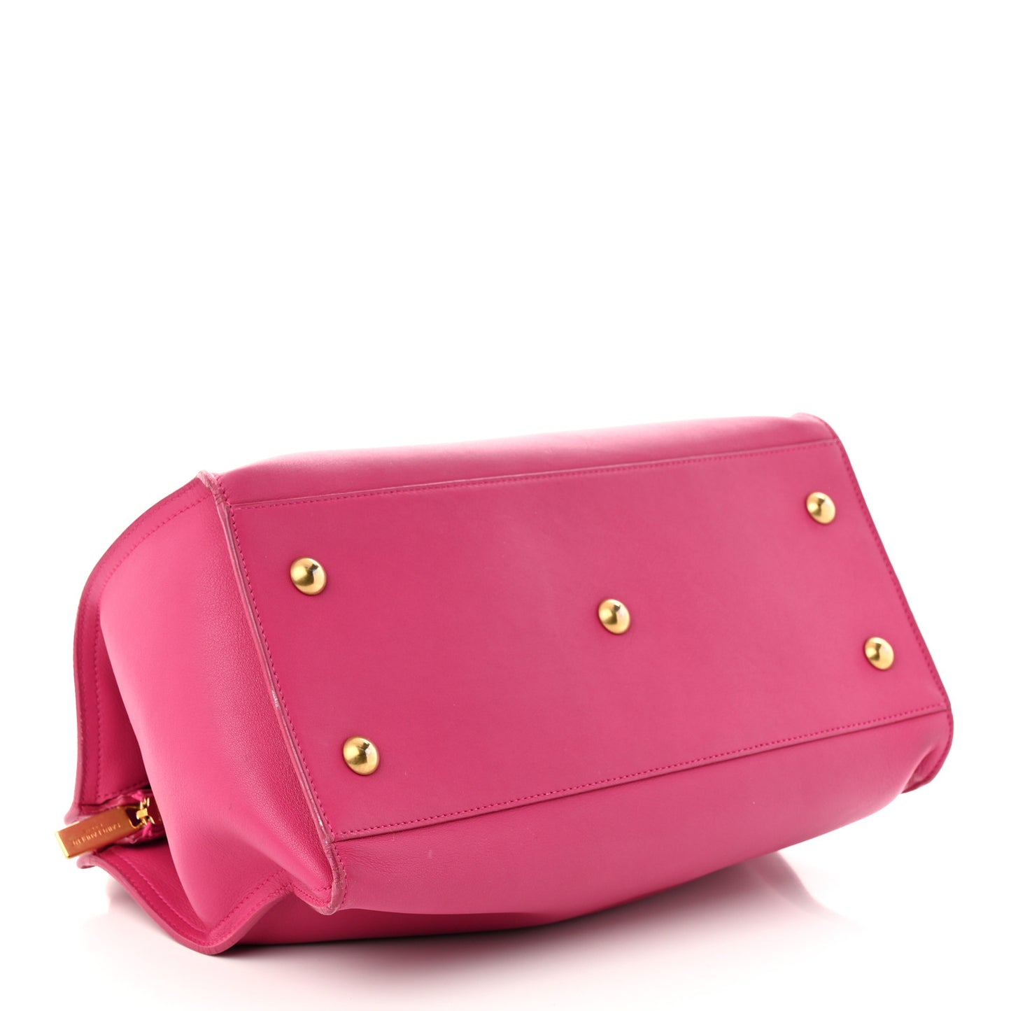 Calfskin Small Classic Y Cabas Fuchsia