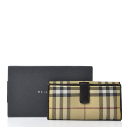 Burberry House Check Continental Wallet Chocolate 8 of 8