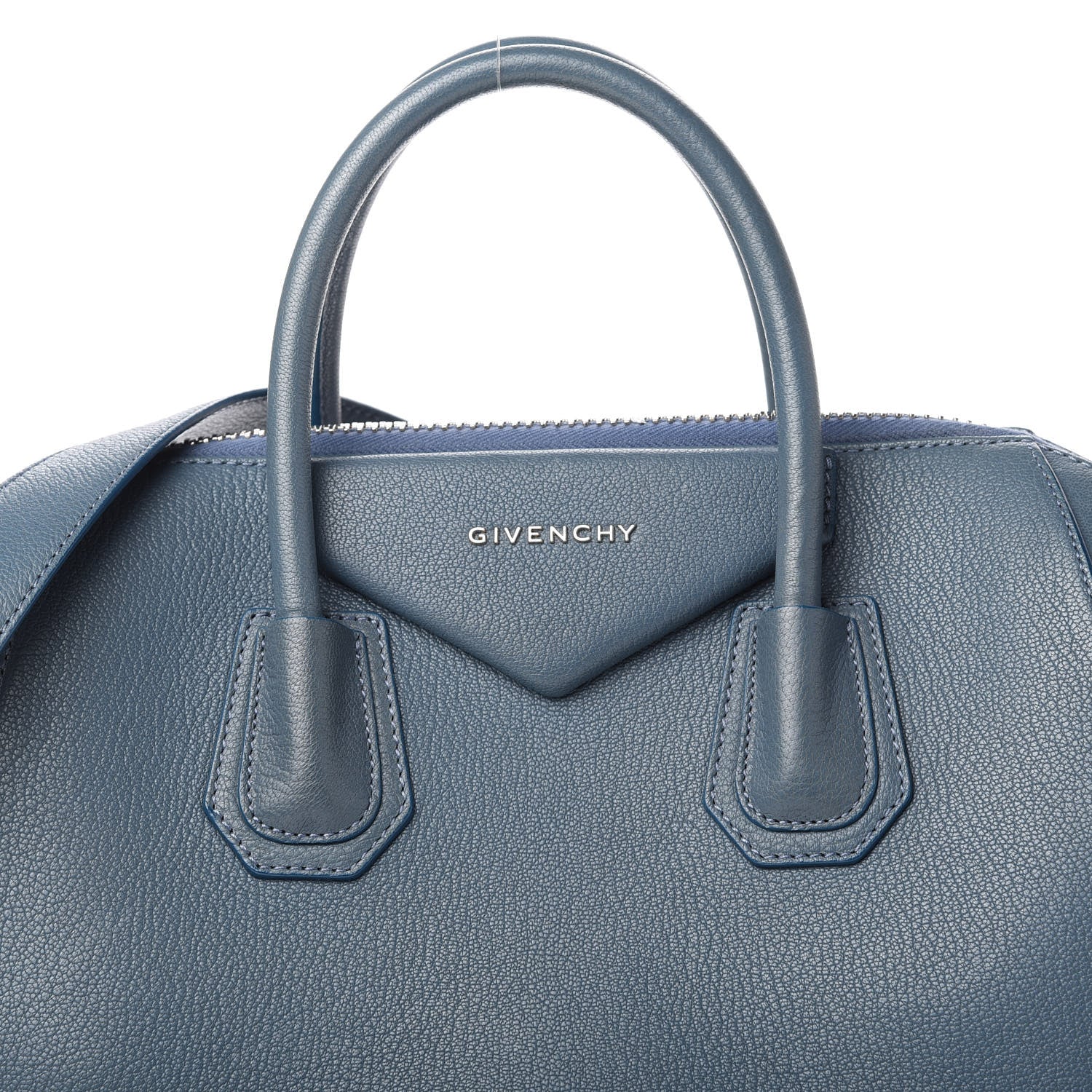Givenchy Sugar Goatskin Medium Antigona Mineral Blue 10 of 10