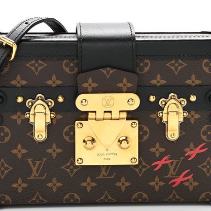 Louis Vuitton Monogram Petite Malle Black 7 of 9