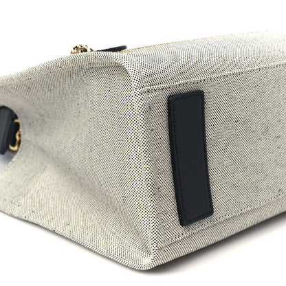 Versace Canvas Studded Logo Tote Bag Beige 10 of 11