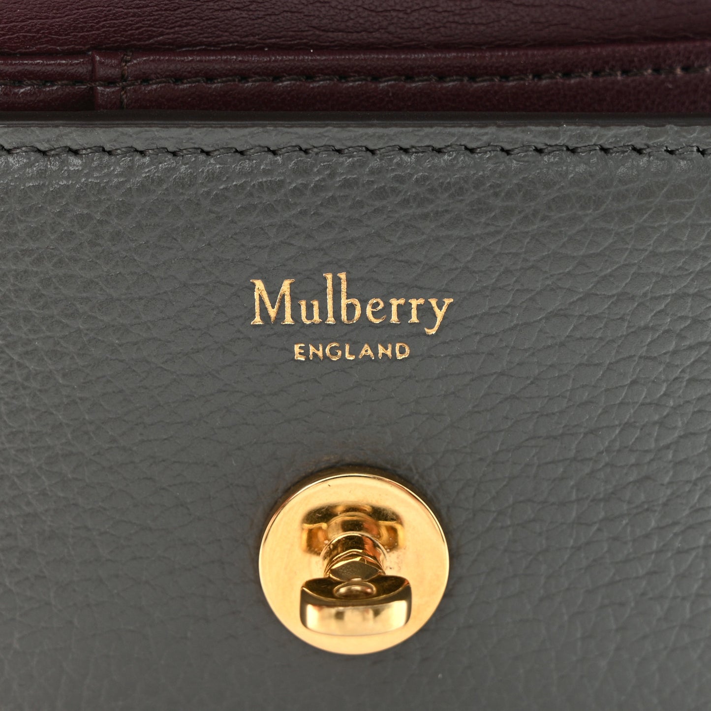 Small Classic Grain Darley Folded Multi-Card Wallet Charcoal