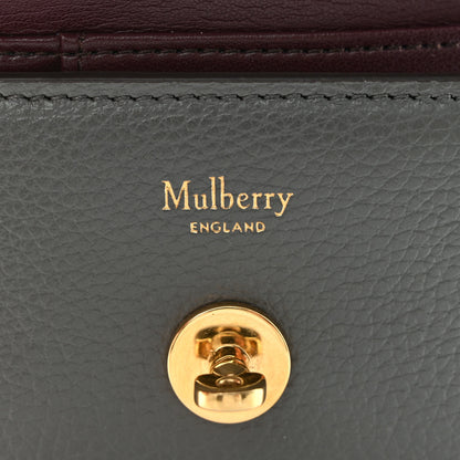 Mulberry Small Classic Grain Darley Folded Multi-Card Wallet Charcoal 7 of 7