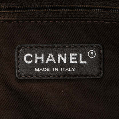 Chanel Canvas Large Deauville Tote Brown 6 of 7