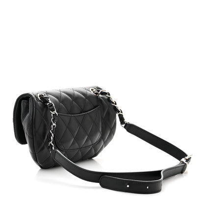 Chanel Calfskin Quilted CC Uniform Flap Belt Bag Black 3 of 10