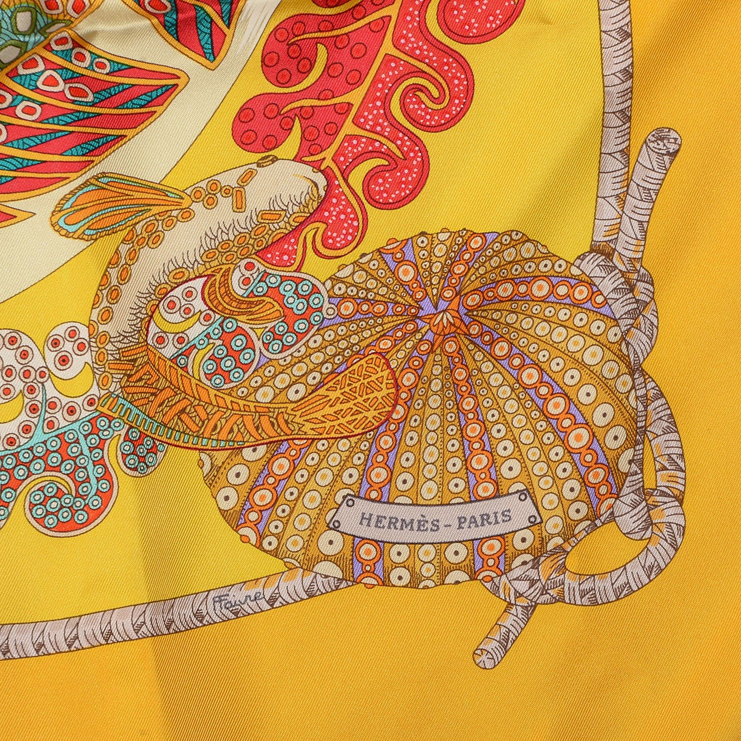 Hermes Silk Grands Fonds Scarf 90 3 of 6