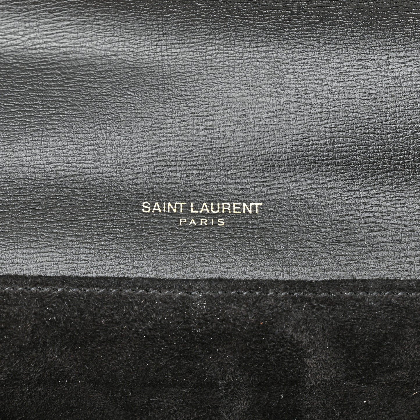Smooth Calfskin Suede Medium Bellechasse Black