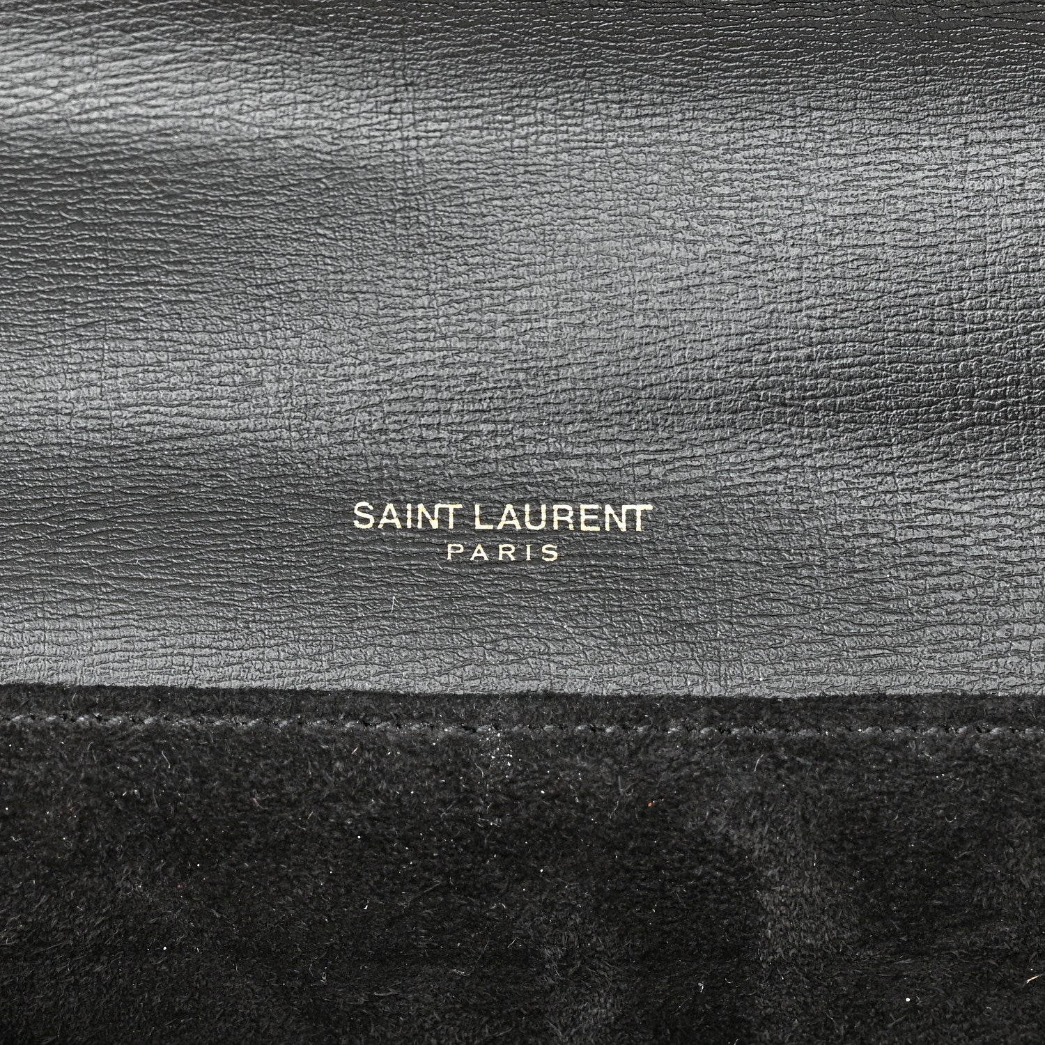 Saint Laurent Smooth Calfskin Suede Medium Bellechasse Black 6 of 14