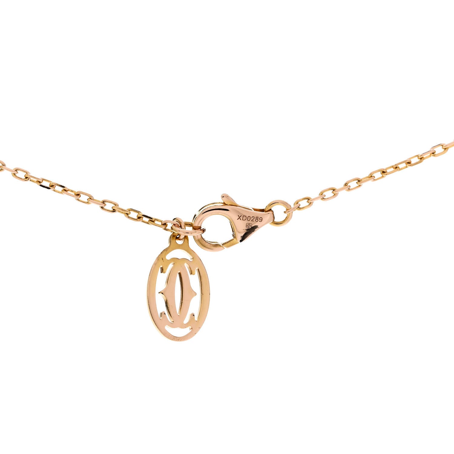 Cartier 18K Pink Gold Diamond SM D'Amour Pendant Necklace 5 of 5