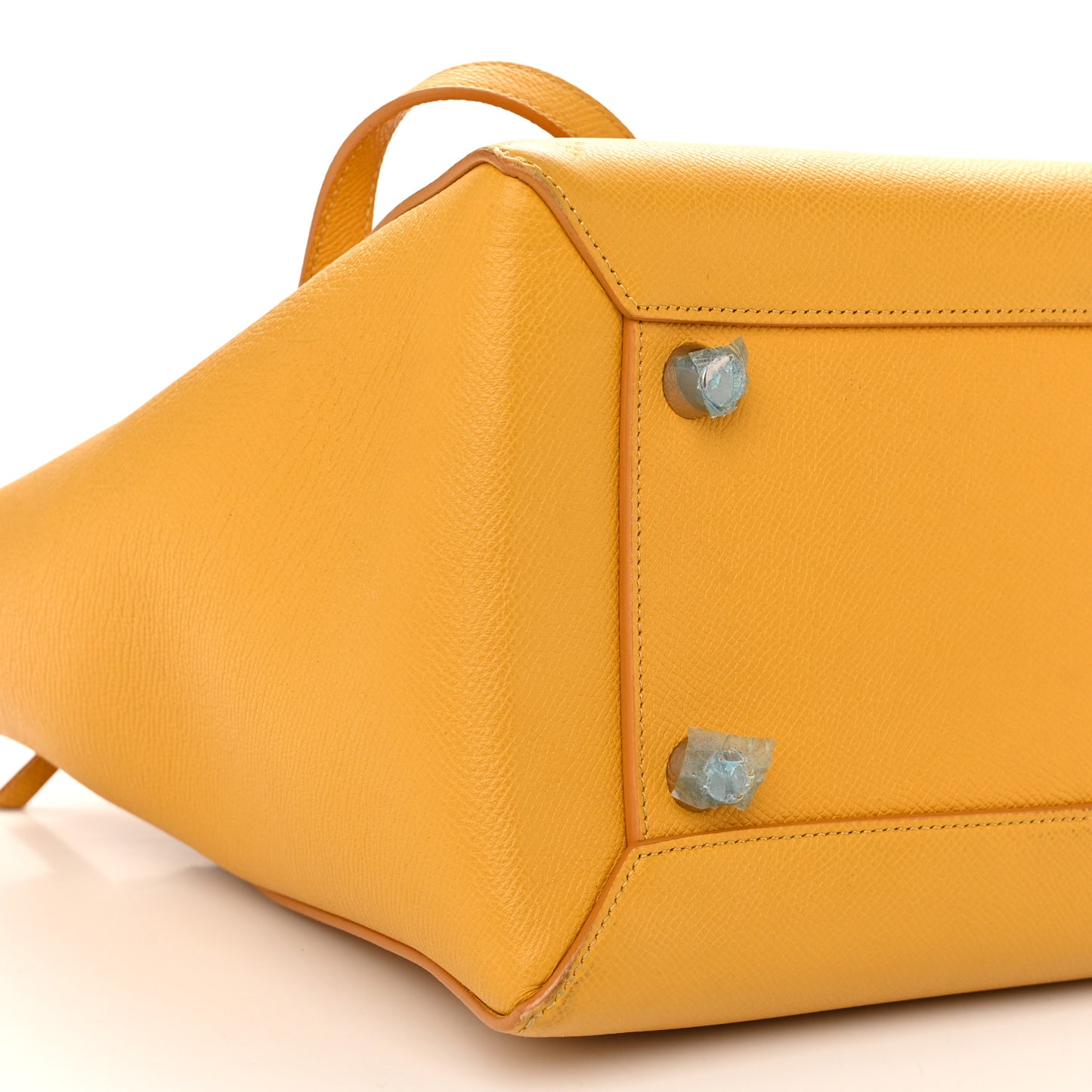 Grained Calfskin Mini Belt Bag Amber