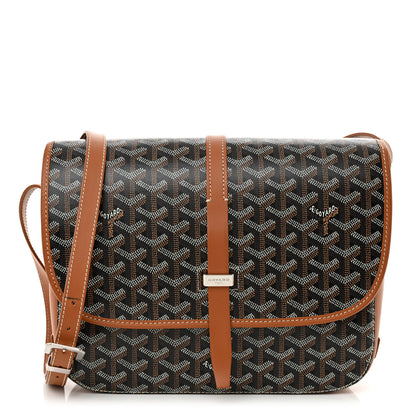 Goyard Goyardine Belvedere II MM Messenger Bag Black Gold 1 of 10