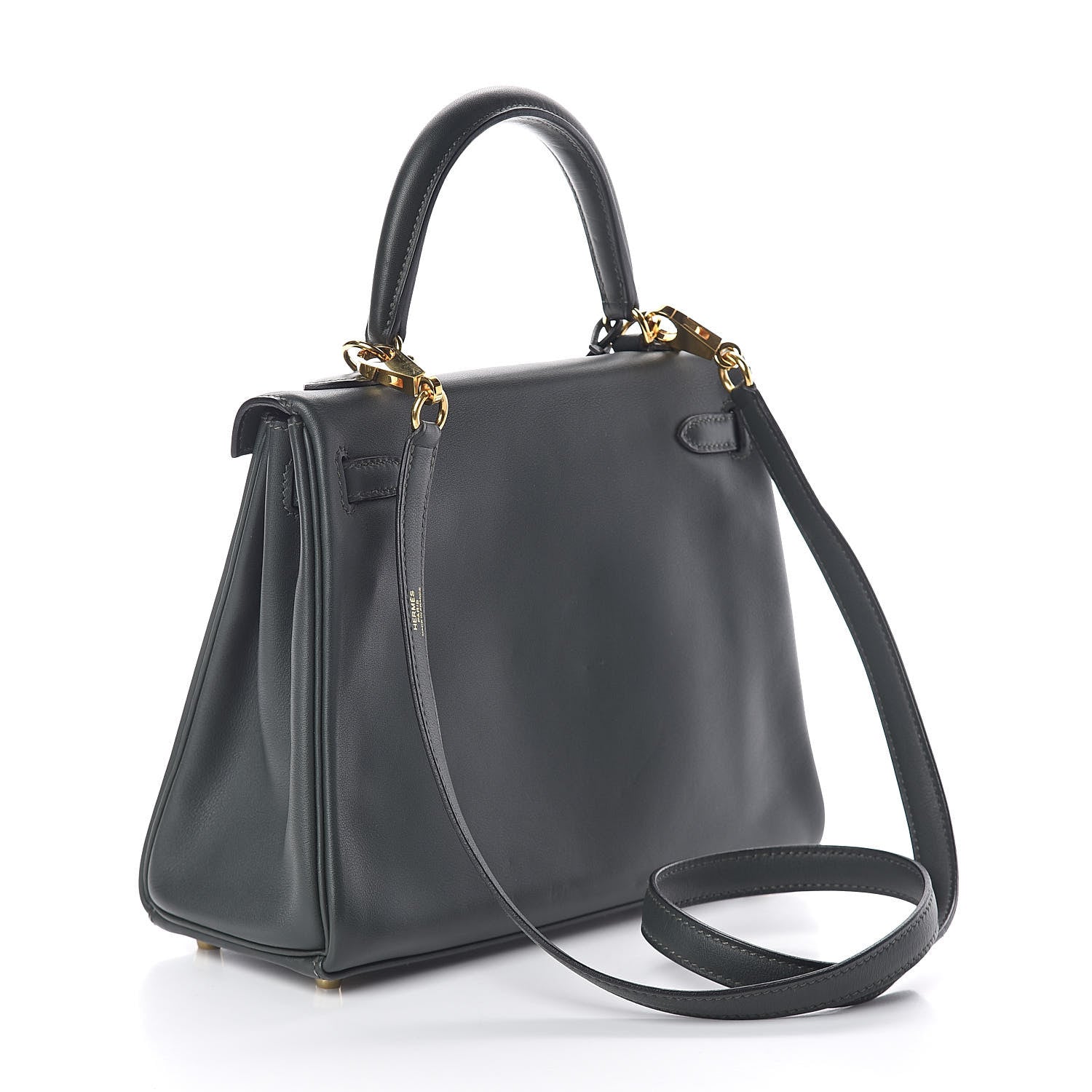 Hermes Swift Kelly Retourne 25 Vert Fonce 3 of 34