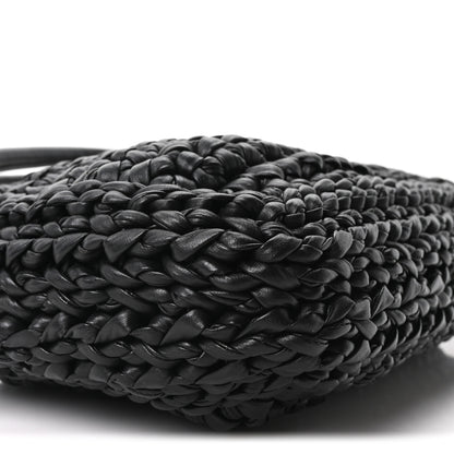 Gucci Calfskin Crochet GG Marmont Shoulder Bag Black 9 of 10