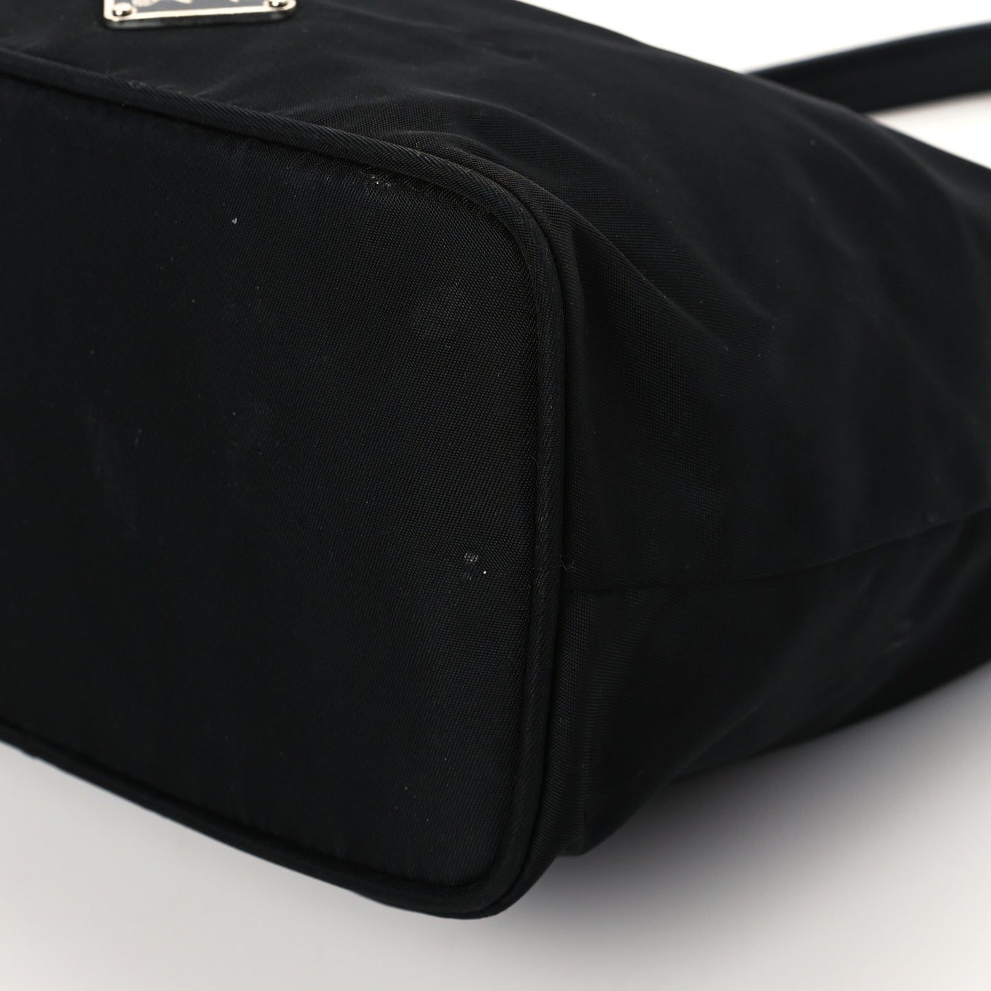Tessuto Nylon Vitello Hobo Black