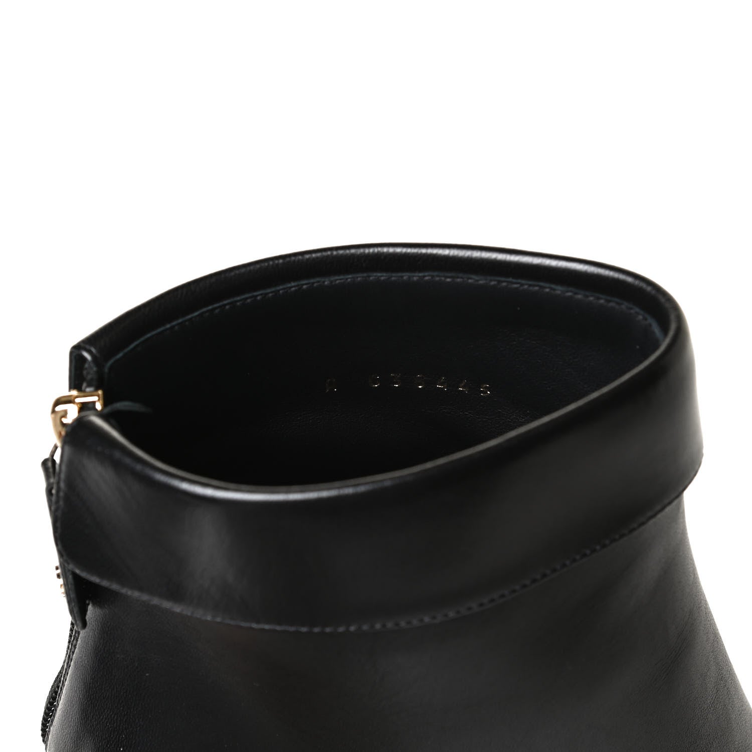 Chanel Lambskin Grosgrain Triangle & Collar 90 Ankle Boots 39.5 Black 9 of 12