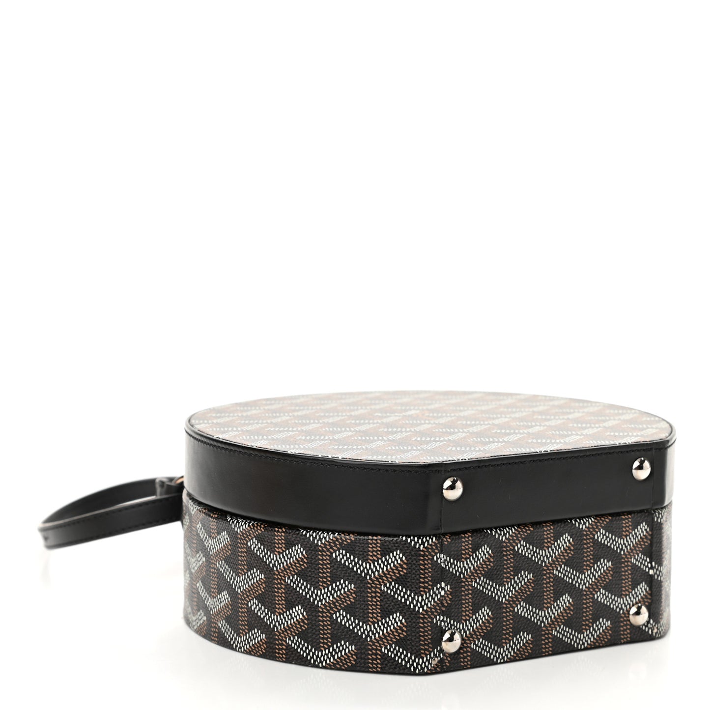 Goyardine Alto Hatbox Black