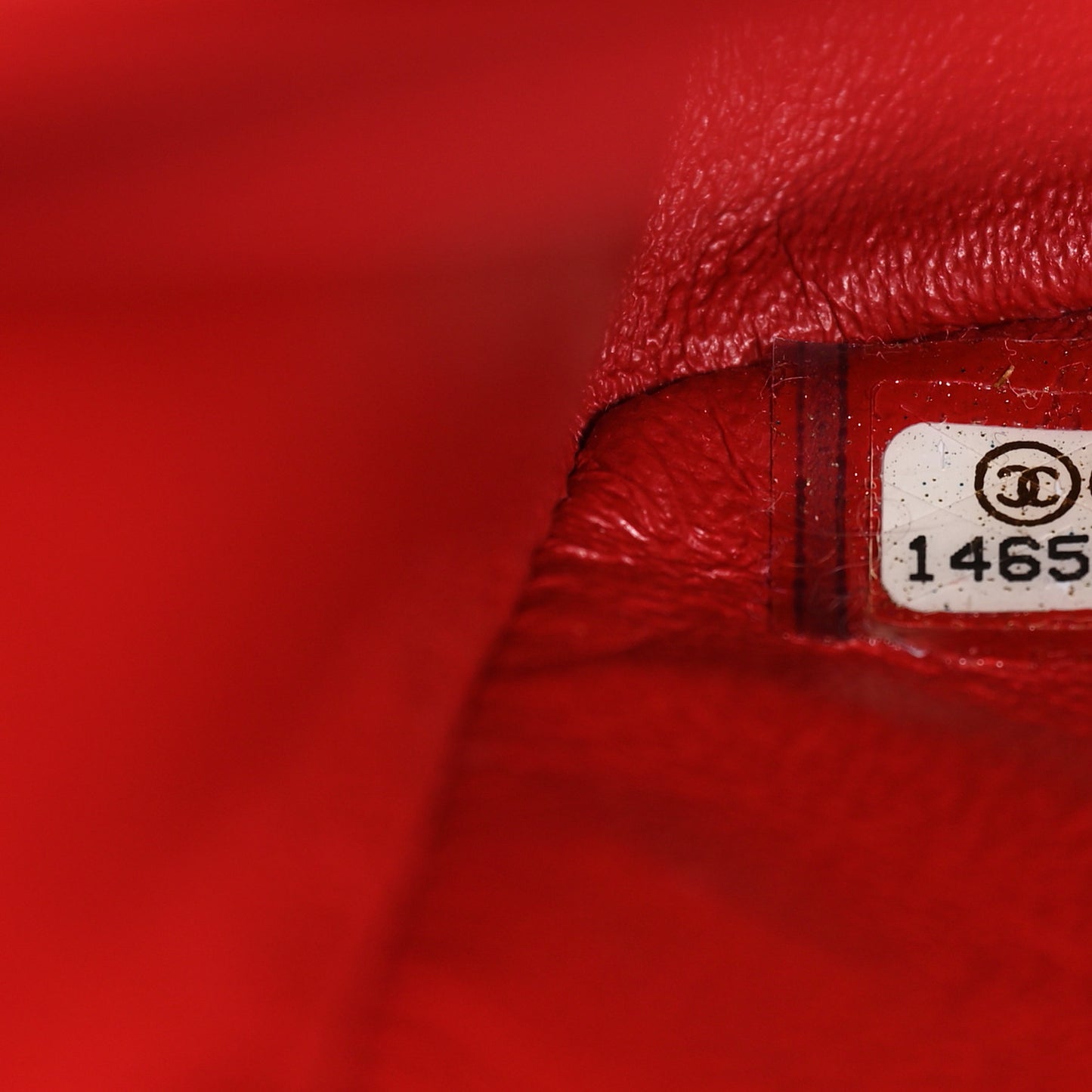 Patent Quilted Jumbo Double Flap Red