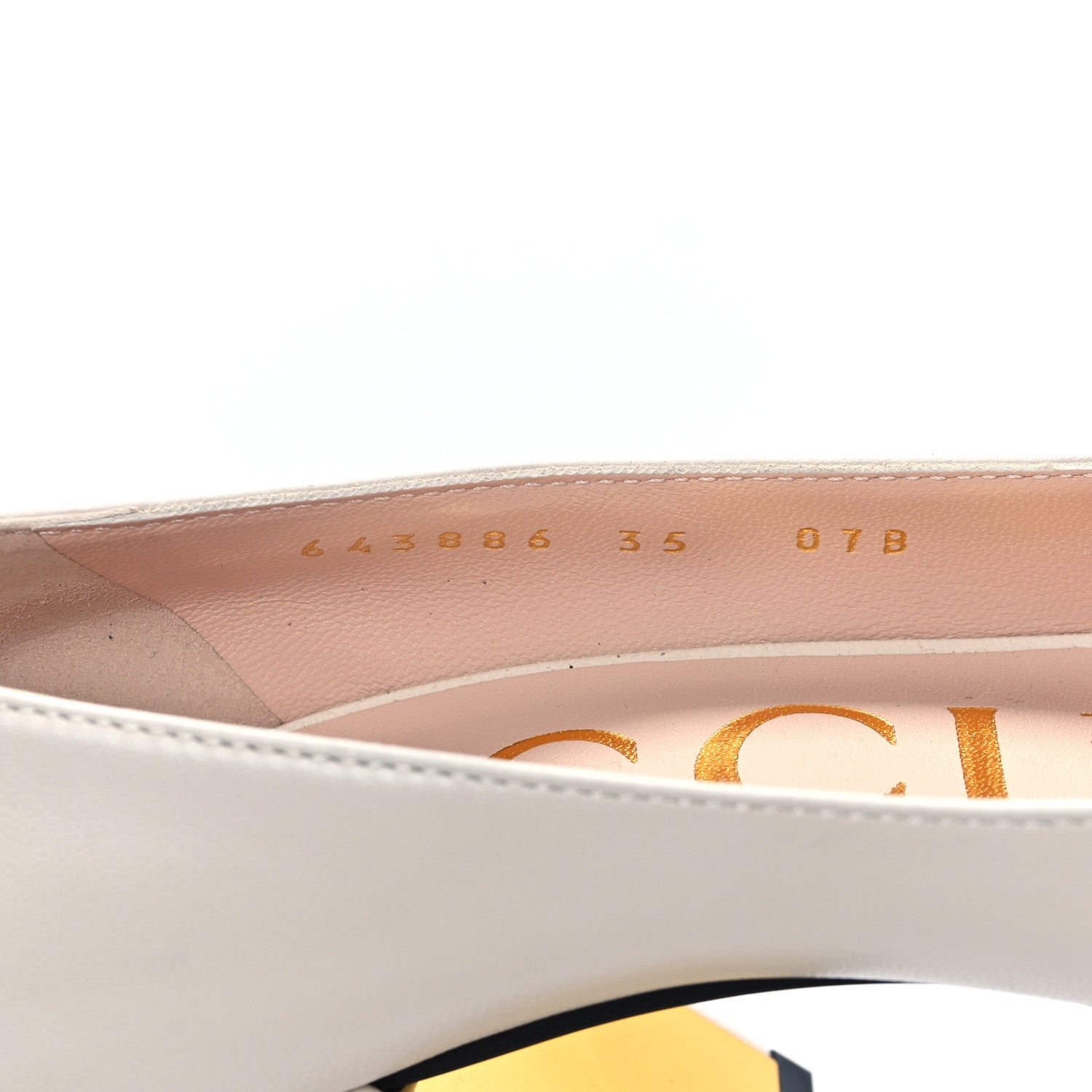 Gucci Malaga Kid Horsebit 75mm Pumps 35 Mystic White 8 of 10