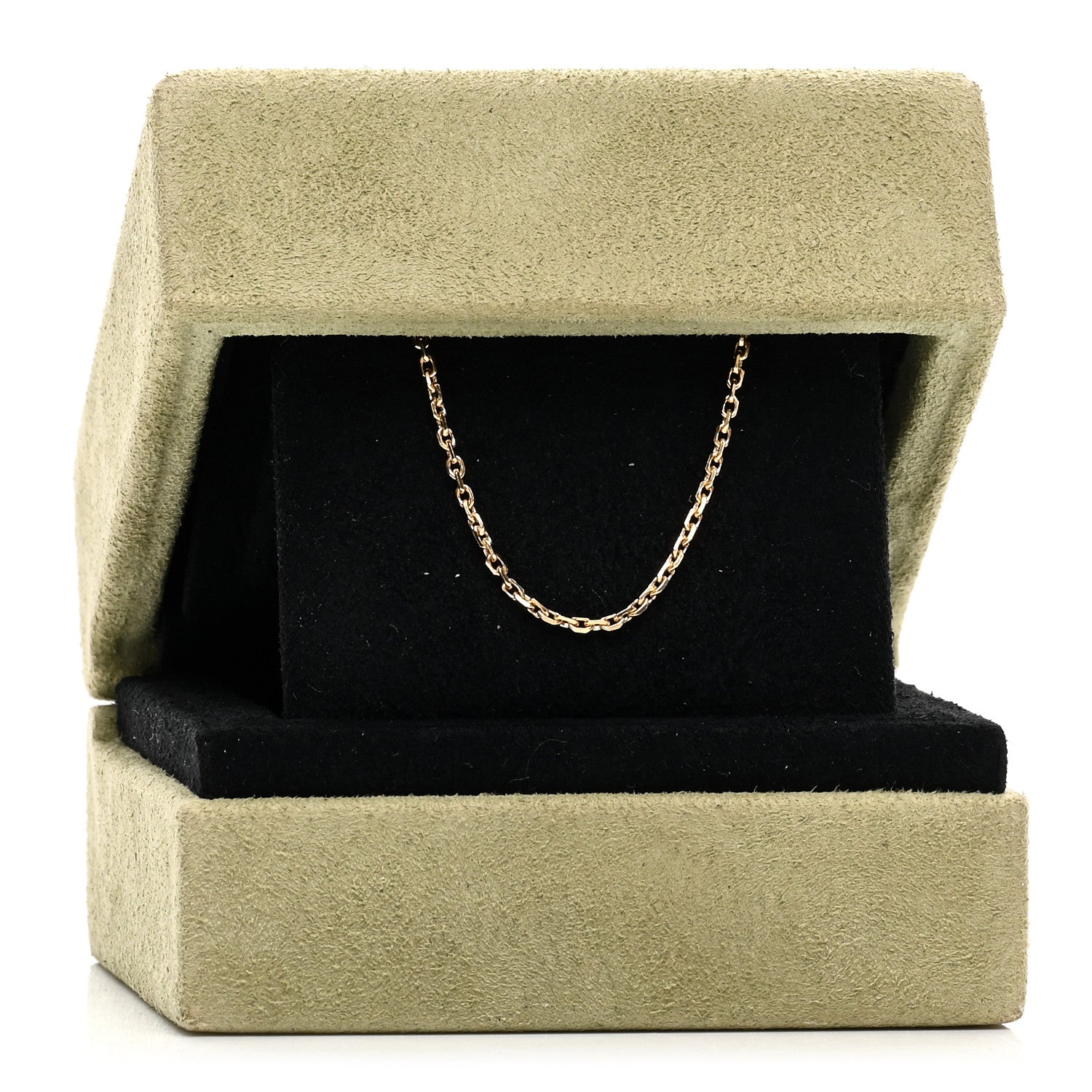 Van Cleef & Arpels 18K Yellow Gold Trace Chain Necklace 6 of 6
