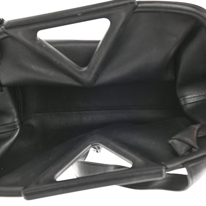 Bottega Veneta Calfskin Large The Point Triangle Bag Black 4 of 6