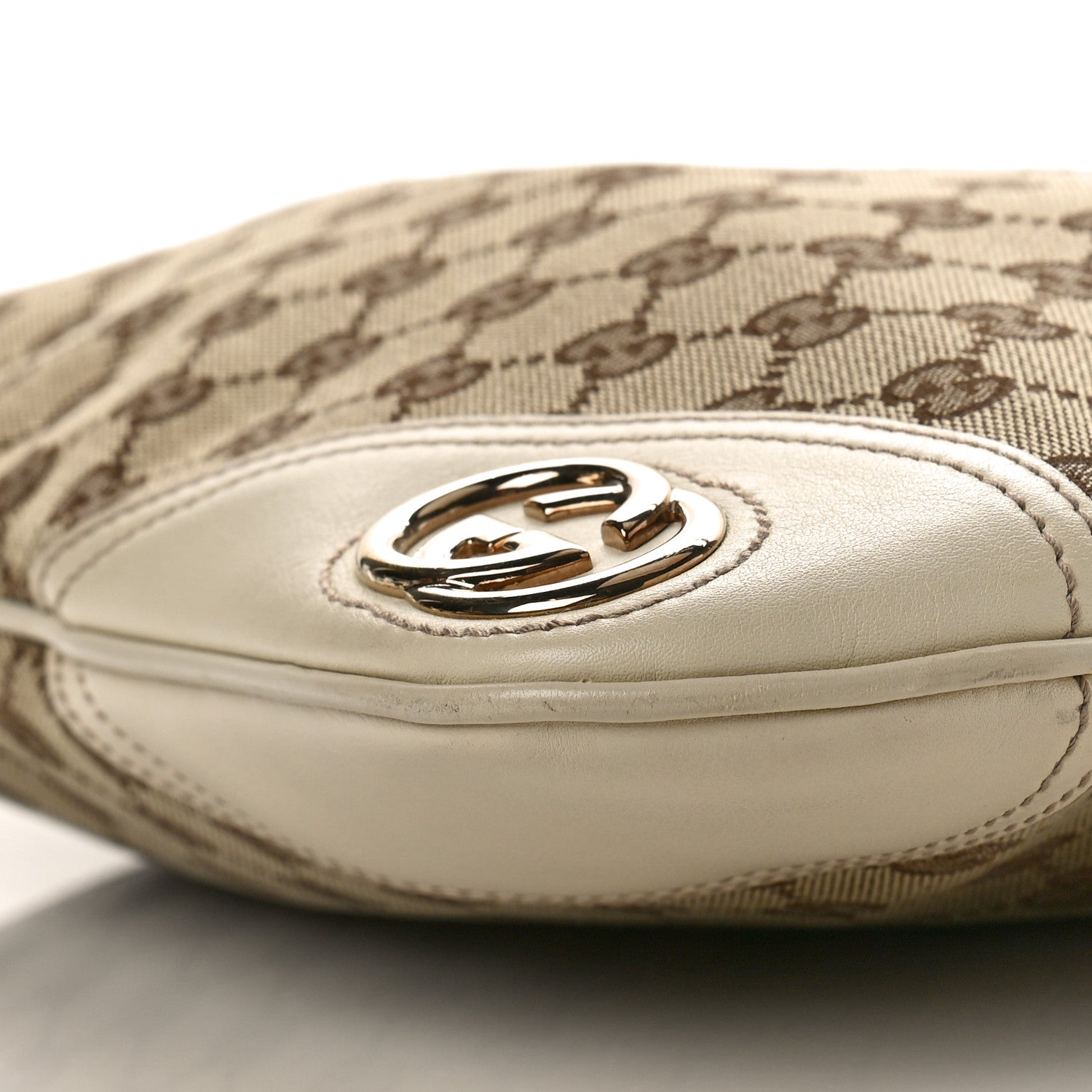 Gucci Monogram Medium New Britt Hobo Off White 9 of 9