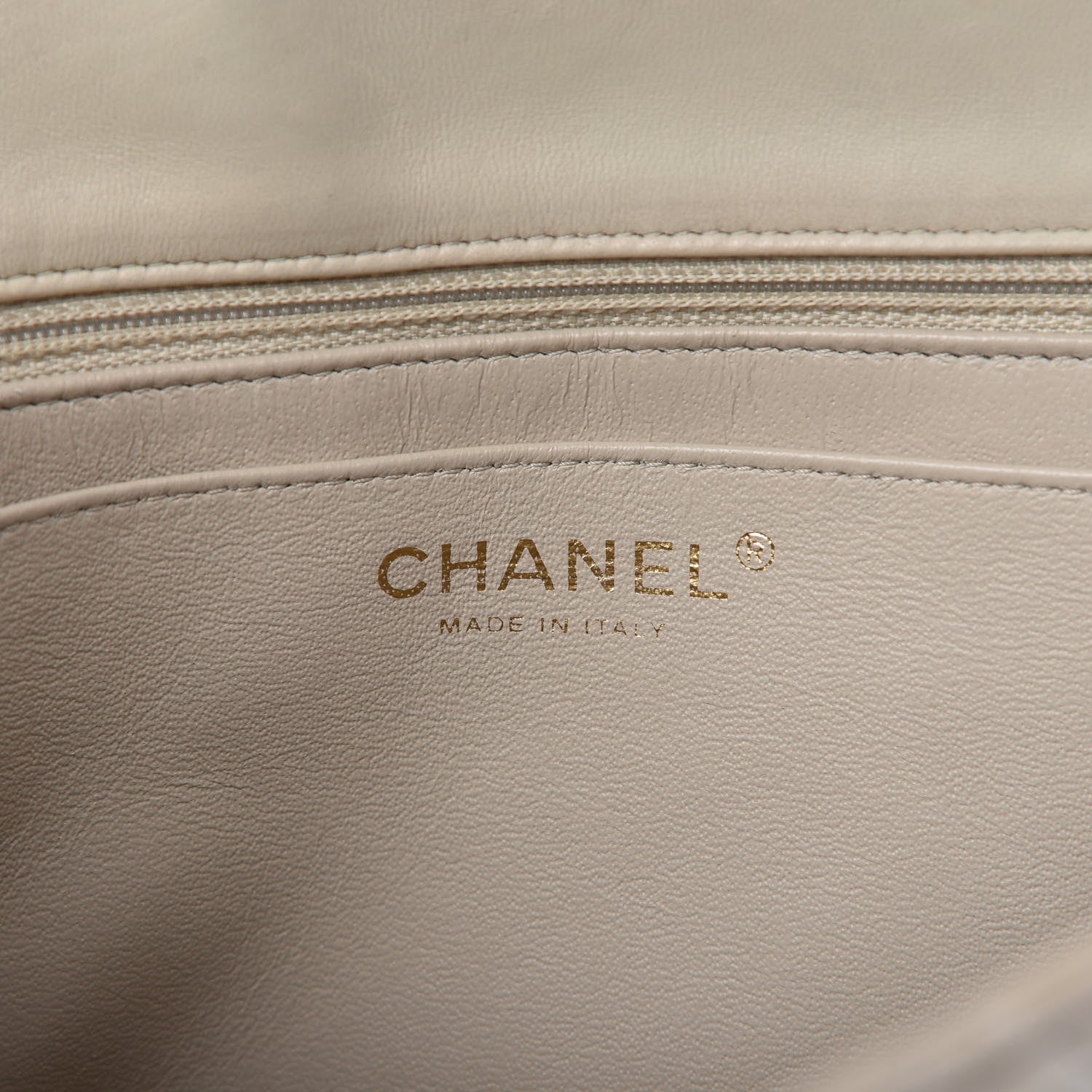 Chanel Lambskin Quilted Jumbo Single Flap Ivory 8 of 12
