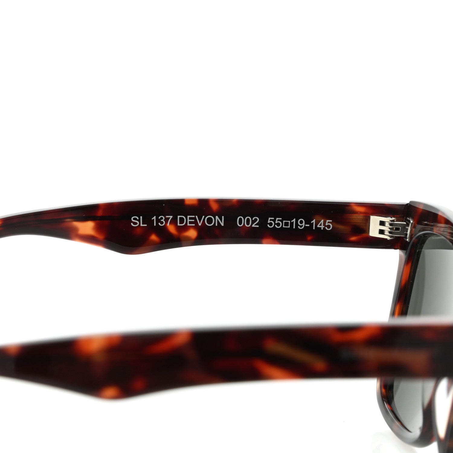 Saint Laurent Acetate SL137 Sunglasses Tortoise 8 of 8