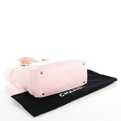 Chanel Canvas Paris Biarritz Small Tote Pink 5 of 8