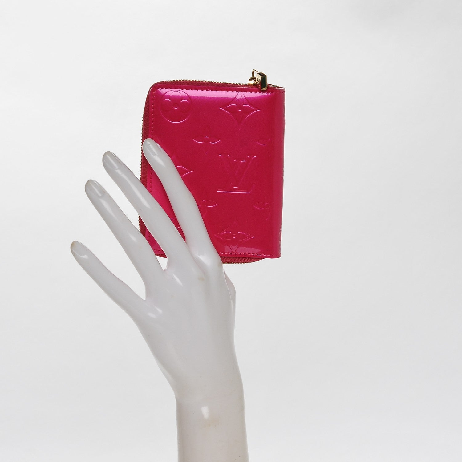 Louis Vuitton Vernis Broome Zip Wallet Fuchsia 2 of 5