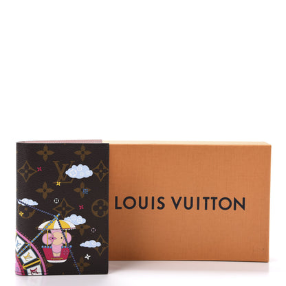 Louis Vuitton Monogram 2020 Christmas Animation Big Wheel Passport Cover Rose Ballerine 9 of 9