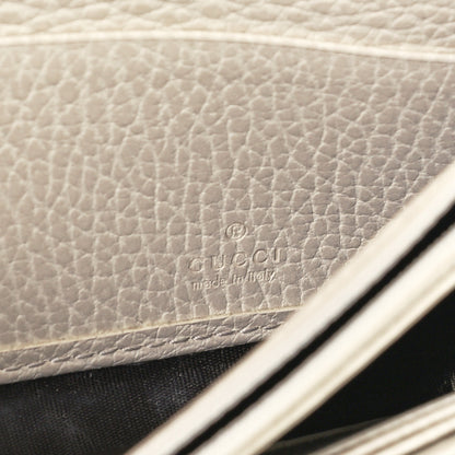 Gucci Dollar Calfskin GG Supreme Monogram GG Marmont Continental Wallet Mystic White Beige Ebony 6 of 10