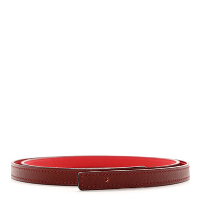 Hermes Swift Epsom 13mm Belt Strap 85 Rouge H Rouge Casaque 1 of 9
