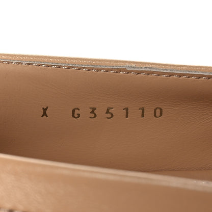 Chanel Lambskin CC Loafers 37.5 Beige 8 of 9