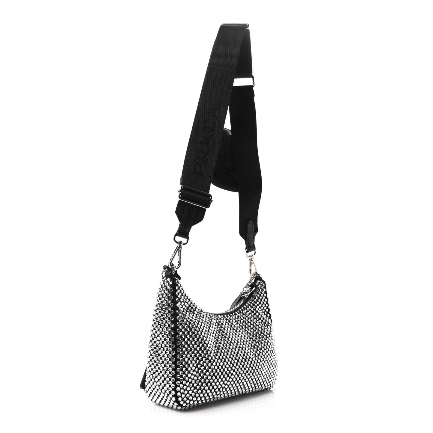 Satin Crystal Re-Edition 2005 Shoulder Bag Cristal