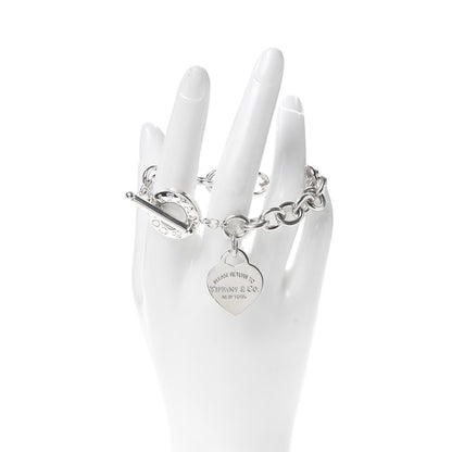 Tiffany Sterling Silver Return to Tiffany Heart Tag Toggle Bracelet 2 of 3