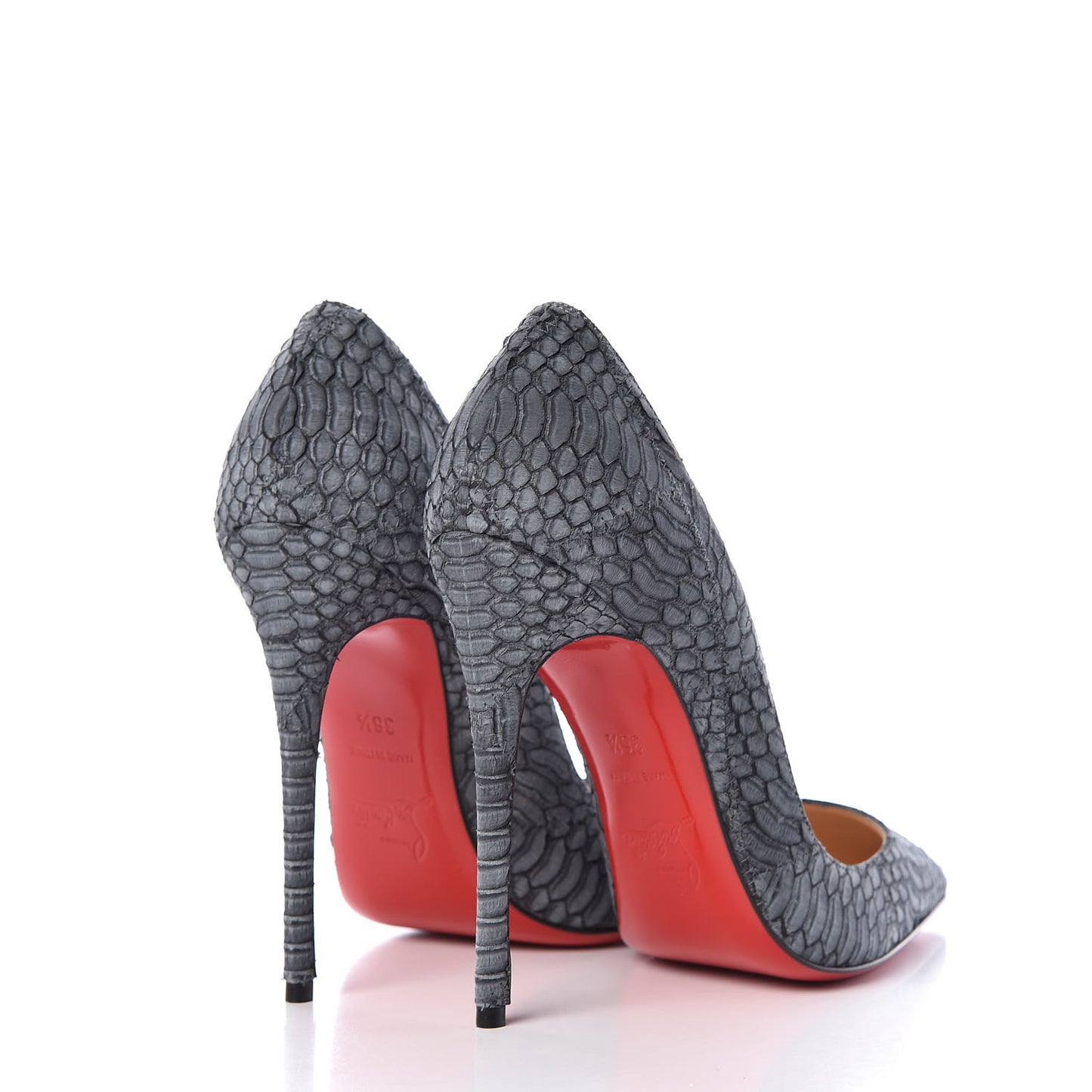 Watersnake Nubuck So Kate 120 Pumps 36.5 Light Black