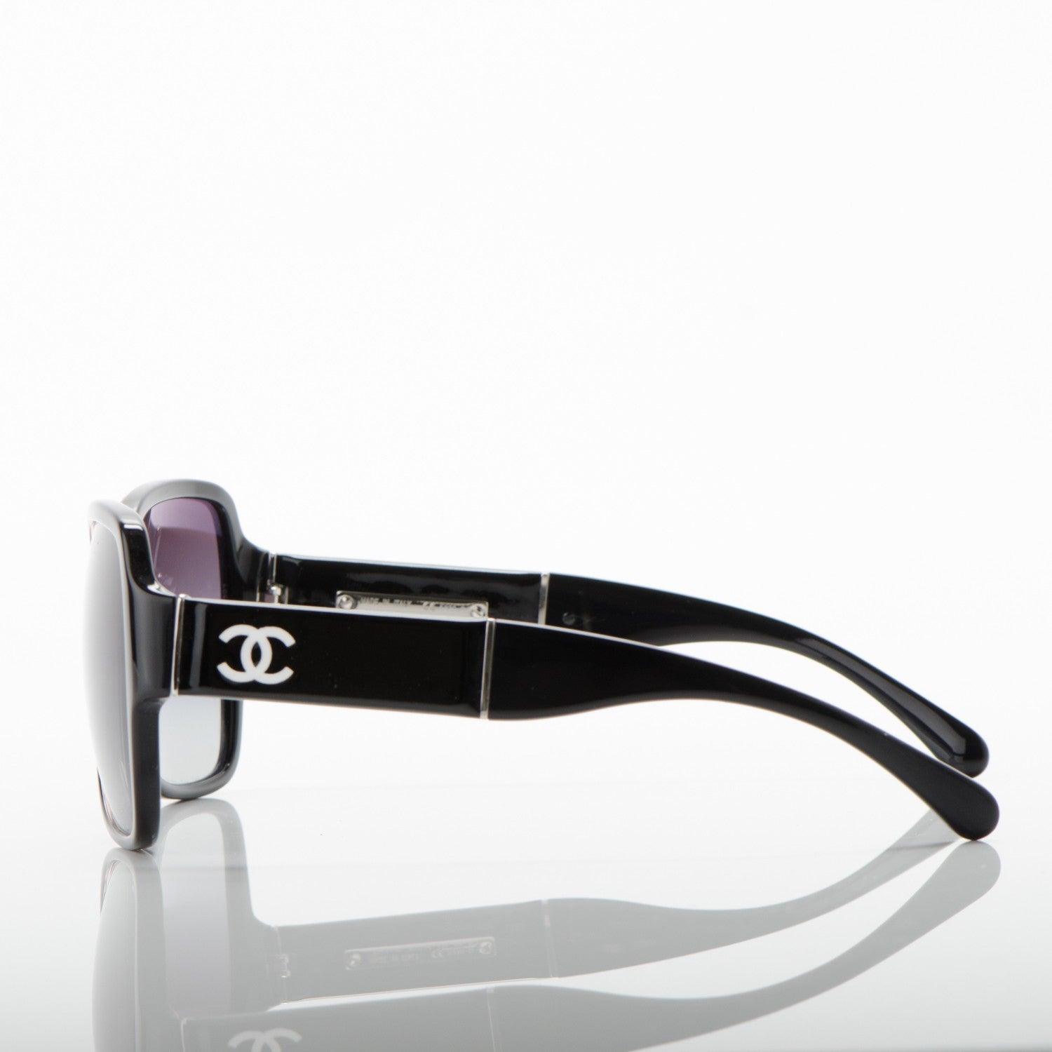 Chanel Patent CC Sunglasses 5230-Q Black 3 of 8