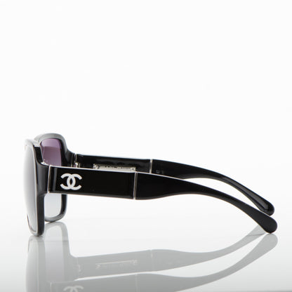 Chanel Patent CC Sunglasses 5230-Q Black 3 of 8