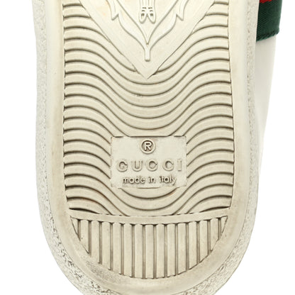 Gucci Calfskin Web Pearl Studded Womens Ace Sneakers 35 White 6 of 15